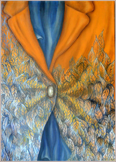 ESNOBISMO Oil Textile Figure Painting