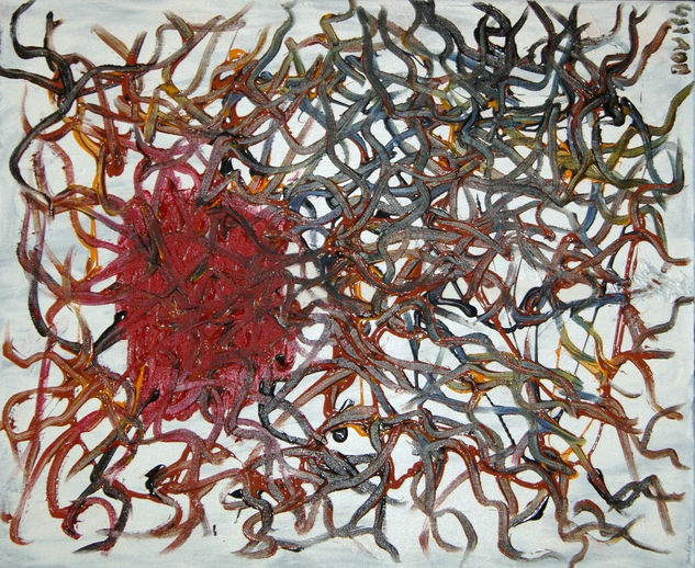 Neuronal conection Acrylic Canvas Others