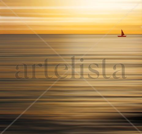 Atardecer dorado.