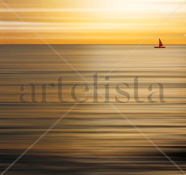 Atardecer dorado.