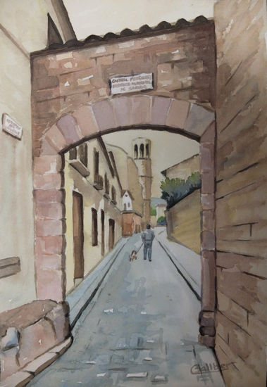 Convento de Pedralbes Barcelona Watercolour Paper Others