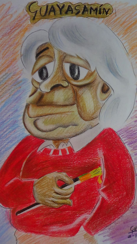 Guayasamin caricatura