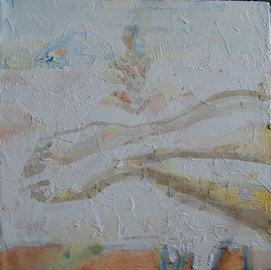 Paisaje Mixed media Canvas Figure Painting