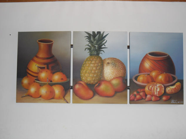 piña oro miel Oil Canvas Still Life Paintings