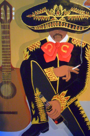 Mariachi Acrylic Panel Portrait