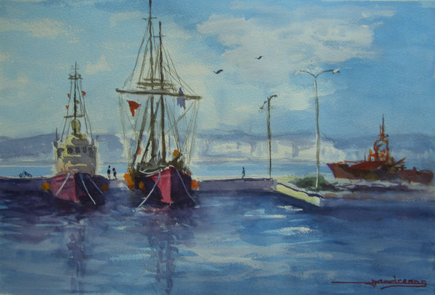 palamos Watercolour Paper Marine Painting