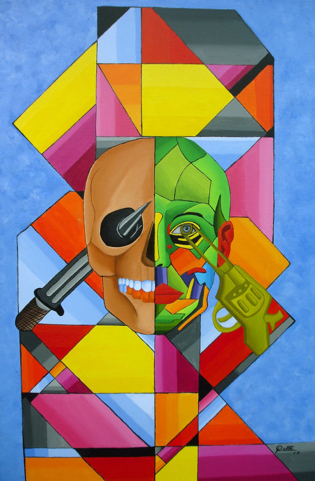 LA SONRISA DE LA MUERTE QUE SE PINTA DE COLORES.