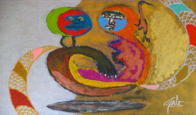HNO. OSCR GALO ( Encuentro Picassino  62.5 X 109 Cm ( PRECIO US$ 11,000