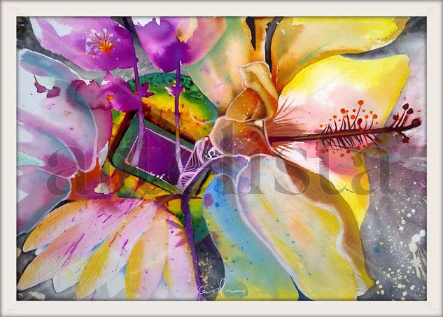 Estambres Flow Watercolour Paper Still Life Paintings