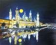 Basilica del Pilar por la noche