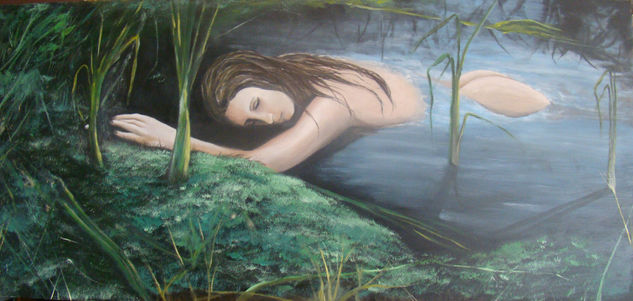 bosque humedo Oil Panel Nude Paintings