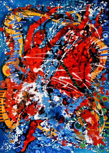 Majoreta,oil/canvas...