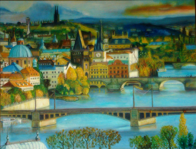 praga (rep. checa) Oil Canvas Landscaping