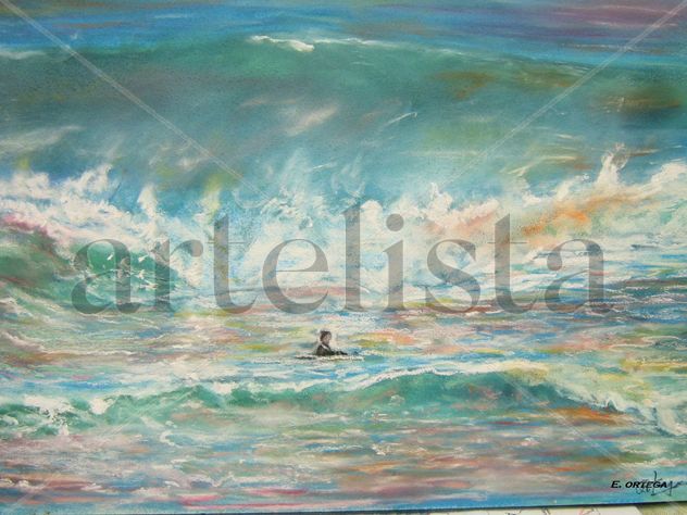 SURFISTA Y OLEAJE