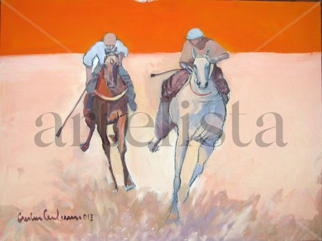 Caballos, carrera,...