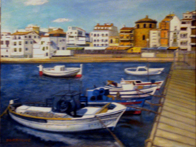 cambrils (tarragona) Oil Canvas Landscaping