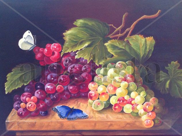 Las mariposas Oil Canvas Still Life Paintings