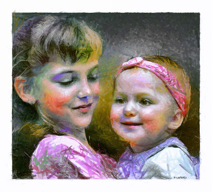Rebeca y Luz.