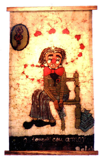 La nostalgia del mimo Others Textile Figure Painting