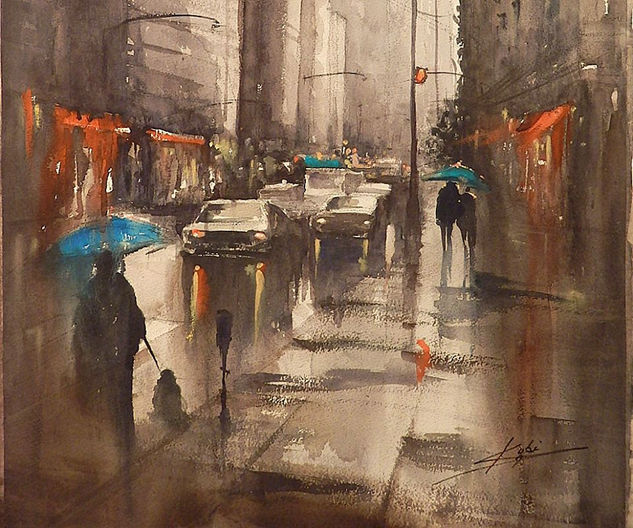 NEW YORK Watercolour Paper Others