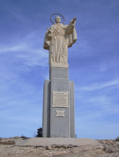 San Pascual Bailón Piedra Figurativa