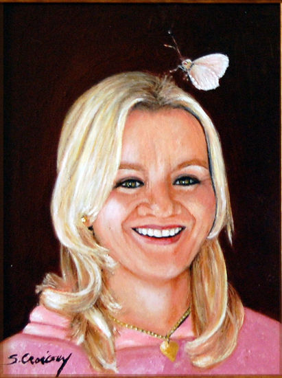 Angy Oil Canvas Portrait