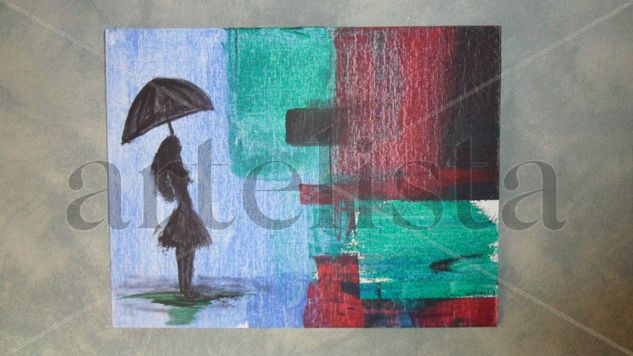 La Ciudad Duerme Acrylic Panel Figure Painting