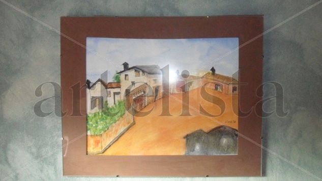 La Plaza del pueblo Watercolour Paper Landscaping