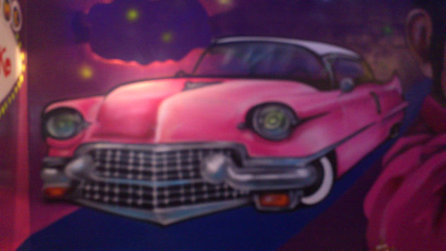 coche años 60 graffiti