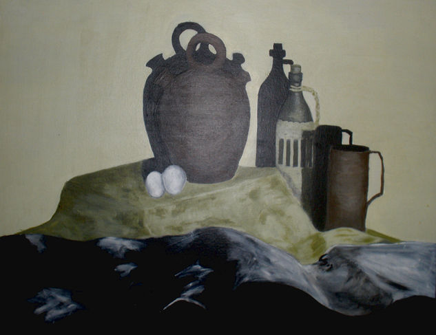 Bodegón Acrylic Textile Still Life Paintings