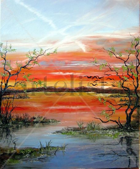 walk through your life with open eyes Oil Canvas Landscaping