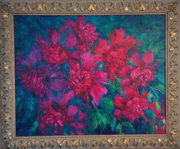 Flores Oil Canvas Floral Painting