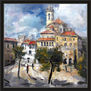 MOIÁ-PINTURA-PAISATJES-PUEBLOS-IGLESIA-CUADROS-PAISATGES-PINTOR-ERNEST DESCALS