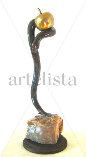 temptation and sin Bronze Figurative