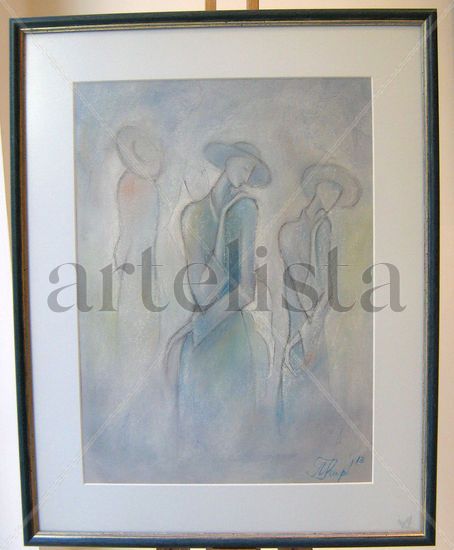 expectation Pastel Papel Figura