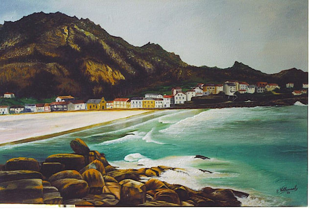 O Pindo(Costa da morte-Galicia) Oil Canvas Landscaping