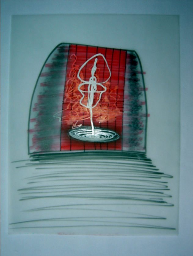 segunda vista from behind the bars, de la serie Meaningful lines