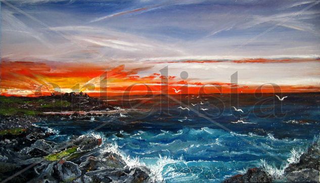 TheSea Oil Canvas Landscaping