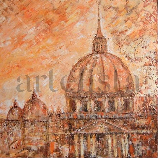 RECORDANDO ROMA Oil Canvas Landscaping