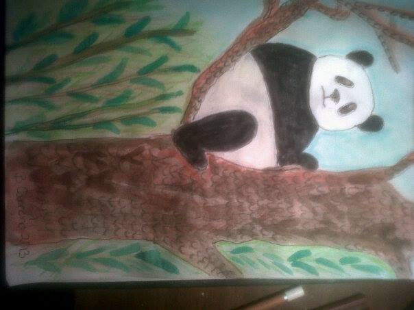 OSITO PANDA Papel Animales