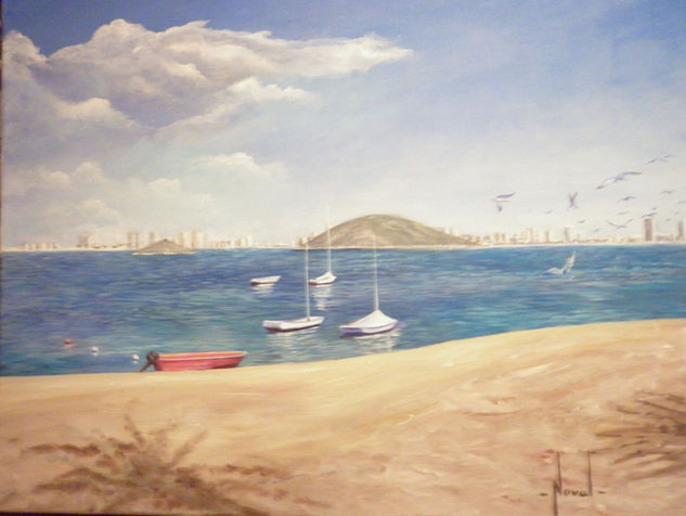 MAR DE CRISTAL Oil Canvas Marine Painting