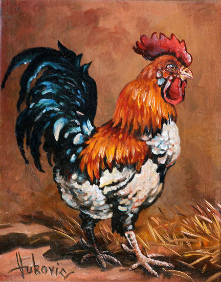 Quite a regular guy - perpetual culprit Oil Canvas Animals