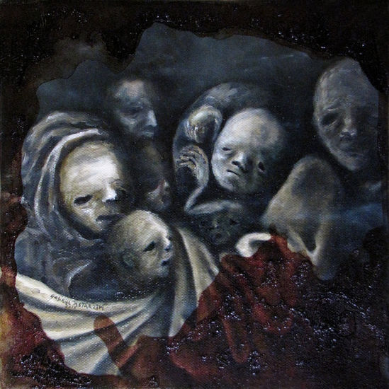 Mis demonios Oil Canvas Figure Painting