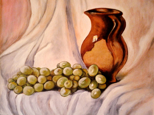 Jarra con uvas