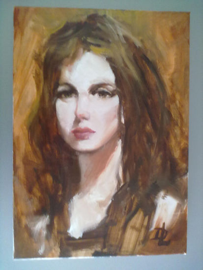 Woman Oil Canvas Portrait