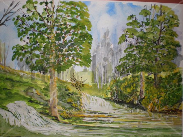 PAISAJE VERDE Watercolour Paper Landscaping