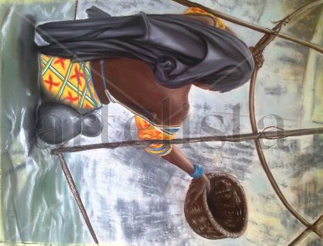 Mujer tharu