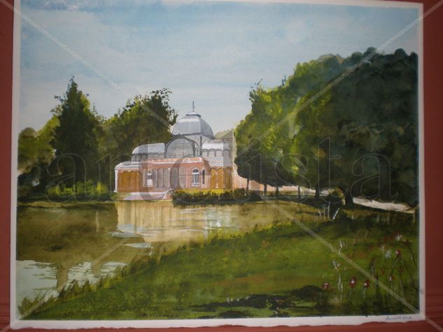 PALACIO DE CRISTAL MADRID RETIRO Watercolour Paper Landscaping