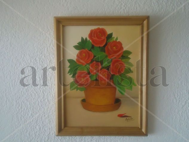 MACETA Oil Canvas Floral Painting