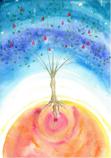 El Arbol de Juan 1 Watercolour Paper Landscaping